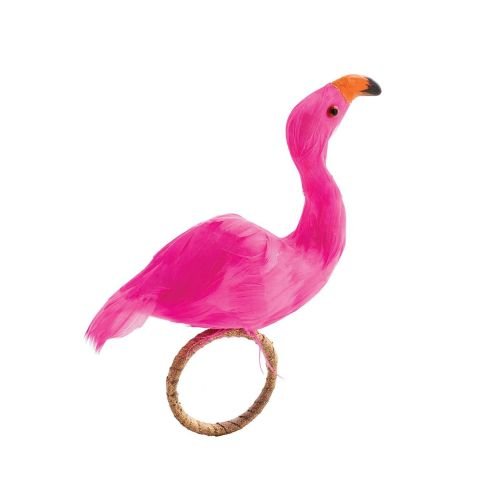 Kim Seybert Flamingo Napkin Ring, Set of 4