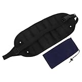 SKISUNO Flugzeug Fußstütze 2 Stück Gepolsterte Beinhängematte aus Schwamm Reisefußstütze für Flugzeug und Zug Entspannende Fußablage für Flugreisen und Büro