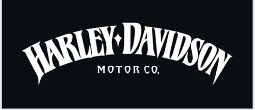 Motorcycle hd classic Design #1 Vinyl Decal Sticker Car Harley Moto Club Biker 8"x2.5" (white)