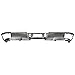 MBI AUTO - Steel Chrome, Rear Step Bumper Face Bar for 2014 2015 2016 2017 2018 Chevy Silverado & GMC Sierra, GM1102558