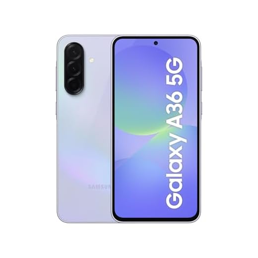 SAMSUNG Galaxy A36 5G,‌ Smartphone con Funzioni intelligenti,⁣ Display Super AMOLED 6.7”,8GB RAM,256GB,5.000 mAh, IP67, Awesome Lavender [Versione Italiana]