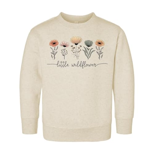 Voila Print Little Wildflower Baby Bodysuit, Baby Shirt, Toddler Sweatshirt - Boho Girl Flower Outfit, Cute Nature Clothes3