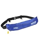 VEVOR Manual Inflatable Belt Pack for Adults, 105N Buoyancy, Over 80 Pounds and Up to 59 in Waist Adjustable, Inflatable PFD Waist for SUP Paddelboarding, Kayaking, Blue (CO2 Cylinder Not Included)