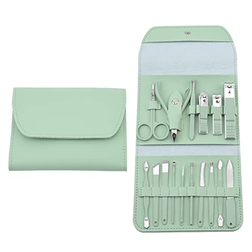 HNJCHE Juego de cortaúñas, Juego de pedicura, Lima de uñas, Tijeras afiladas for uñas, Herramientas for el Cuidado de Las uñas, Juego de manicura y Aseo
