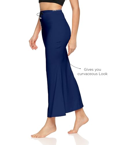 Image of Women's Saree Silhouette I Saree Shapewear Flare Petticoat for Women, Lycra Cotton Blended, Petticoat, Skirts for Women, Shape Wear Dress for Saree