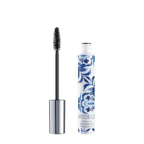 ARTDECO Volume Sensation Mascara - Limited Edition - Mascara mit Oversize-Borsten-Bürste in limitiertem Azulejo-Keramik-Design - 1 x 15 ml