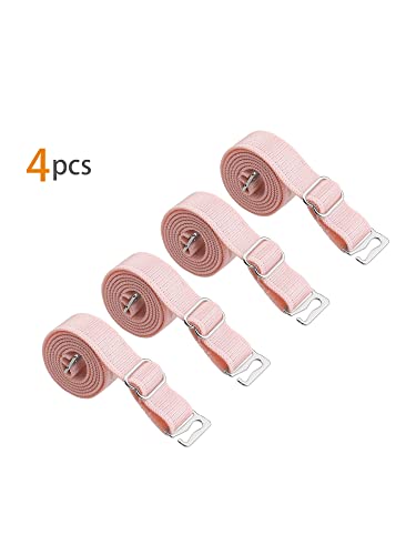 Image of uxcell 2 Pair 10 /12 /15 /18 /20mm Width Stretchable Shoulder Bra Straps Adjustable Elastic Straps for Women