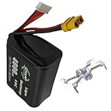 La batteria al litio da 22,2 V può essere utilizzata su droni radiocomandati, aeromodelli e altro ancora. Tipo di connettore del cavo: connessione XT60-U.