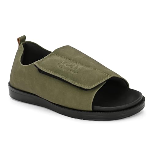 Image of Comfy-Pro Buddy Diabetic Sandal - 1 Strap Open Toe Sandal for Diabetic Foot Relief - Ideal for Burning Sensation & Loss of Sensation - Comfortable & Supportive Footwear