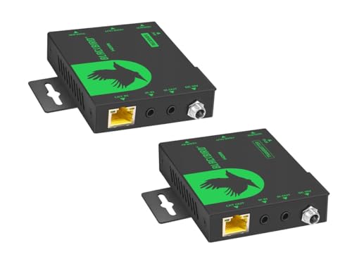 Extensor HDMI 4K60 de 70m con latencia cero y extracción de audio para transmisión de 18 Gbps