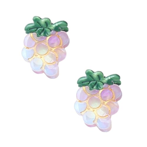 Pinzas de acetato para el pelo de alta calidad mini detalles de diseño frutal uva
