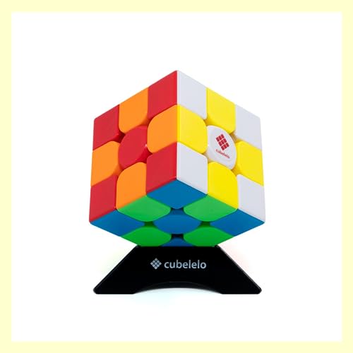Cubelelo Drift 3M 3x3 (Magnetic) Stickerless Speed Cube | Enhances Auto-Alignment & Fast Turning with 48 NDM Magnets | Brainteaser Stress Buster Brainstorming Puzzle for Kids & Adults
