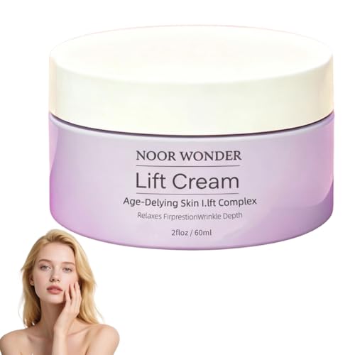 Noor Wonder Lift Cream for Women Advanced Collagen Peptide Moisturizer with Skin Firming Instant Face Lift Cream - 60ML Skin Renewing Night Cream for All Skin Types (1pc)