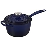 Le Creuset Enameled Cast Iron Signature Saucepan, 1.75 qt., Indigo
