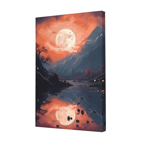 Toile UNIOND 45 x 30 cm d'art mural de qualité supérieure sans cadre pour maison