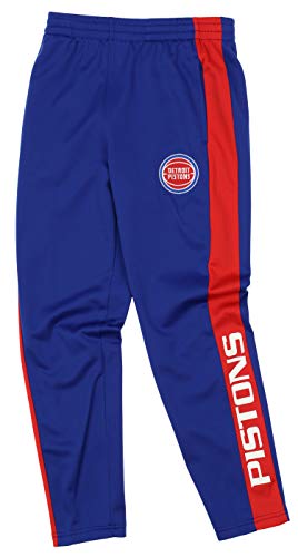 Outerstuff NBA Boys Track Pants, Detroit Pistons, Large (14-16)