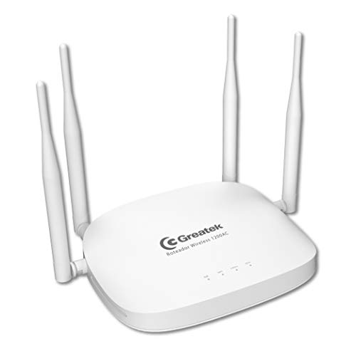 Roteador e Repetidor Wireless Greatek 1200Mbps GWR-1200AC - Branco