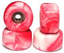 Abstract 105A Medium Conical Fingerboard Wheels (White/Red)