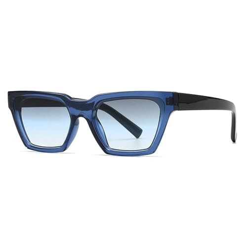 Retro Cat Eye Sunglasses for Women Men Trendy Oversized Square Sun Glasses 90s Vintage Shades2