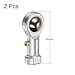 uxcell 2pcs PHSB4 Female Rod End Bearing 1/4 Inch Bore and 1/4-28 Right Hand Thread, Self-Lubricating Joint Rod Ends, Includes Jam Nut