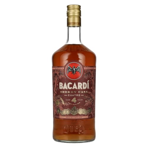 Bacardi 4 Years Old SHERRY CASK CUATRO Gold Rum 40% - 1000ml