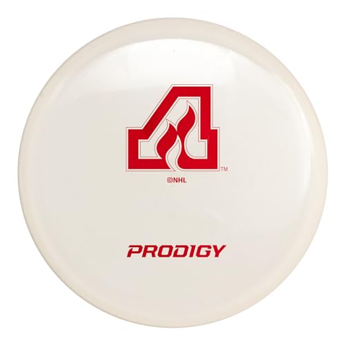 Prodigy Disc 400 M4 Atlanta Flames | NHL Vintage Hockey™ Collection | Straight to Understable Mid-Range | Great Beginner Disc Golf Midrange | Straight Flight | 180g+ | All White