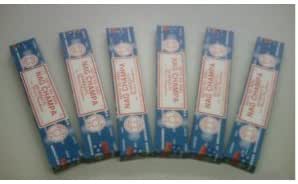 Nag Champa Räucherstäbchen, Weihrauch, 15 g – Original aus Indien, 6 boites Nag Champa Räucherstäbchen, Weihrauch, 15 g – Original aus Indien, 6 boites