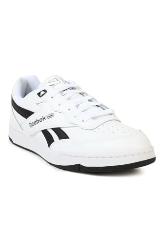 Reebok Unisex's BB 4000 Sneaker, Ftwwht Cblack Purgry, 35 EU