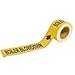 Brady 73863, Pipe Marker B736 2X12 Black/Yellow 25/Rl, 4 Rolls of 25 pcs
