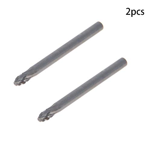 Fresas rotativas Auniwaig 3mm de metal, 2 piezas miniatura 3