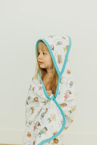 Image of Copper Pearl Premium Knit Hooded Bath Towel CoComelon Friends