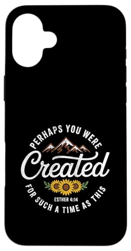 Perhaps You Were Created For Such A Time As This Bible Verse �X�}�z�P�[�X iPhone 16 Plus �p