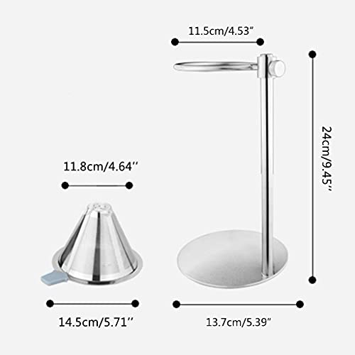 Cafetera de goteo ajustable de acero inoxidable miniatura 4