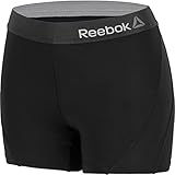 Marca: Reebok Reebok T360-1-K Short Deportivo para Mujer Negras, Multicolor, XS