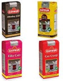 Turkish Black Tea Quartet by Caykur - Filiz & Caycicegi & Altinbas & Rize, 500g each