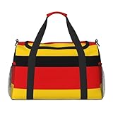 German Flag Travel Duffle Bag, Weekender Bags For Men And Women, Suitable For Travel And Outdoor Activities