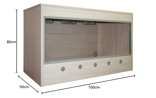 Lucky Reptile FT-8510M FurniTarrium, Ahorn, Holzterrarium, 80 x 50 x 100 cm