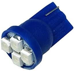 PA LED 20PCS T10 168 194 Led instrument Panel Dash Light Bulb 1/2" Twist Lock Socket -12V (Ice Blue)
