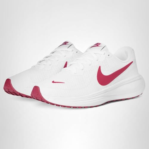 Nike Women's Revolution 8 Road Running Shoes, White/Sweet Beet-Platinum Tint, 8 - Image 7