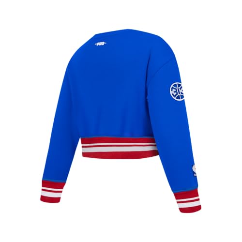 Image of Pro Standard Big Girls NBA Retro Classics Fleece Crewneck Sweatshirt