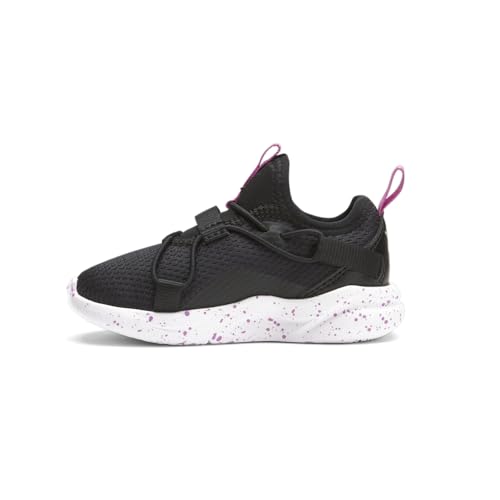 PUMA Softride Rift Slip On Speckle INF Girls' Infant-Toddler Slip On 6 M US Toddler Black-White-Mauve3