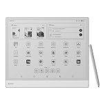 BOOX Tablette Note Max 13,3” Bloc-Notes N/B 300 PPP 128 GB Android 13 E-Ink WiFi BT (Pas Éclairage)