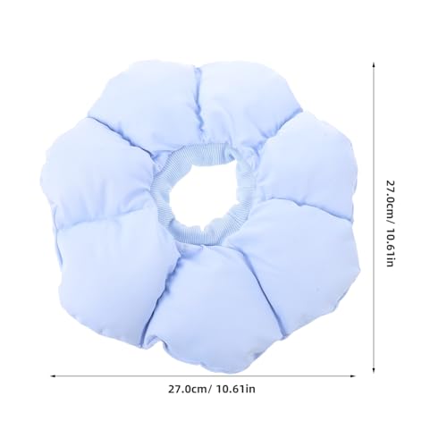 Collier élisabéthain ajustable bleu taille M pour protéger sans stresser - 3
