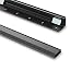 Produktbild PureMounts® Kabelkanal Aluminium mit 1x 40cm 3M Klebeband als Zubehör, 0,50m, schwarz