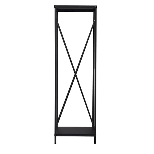 Range bûches vertical en acier support bois de chauffage intérieur compact - 3