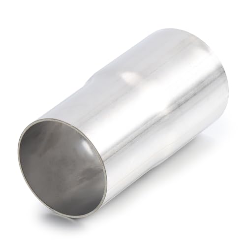 Image of A-KARCK Exhaust Adapter Connector 2 inch OD to 2 inch ID, Exhaust Pipe Reducer 4 inch Overall Length 304 Stainless Steel