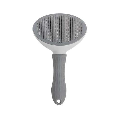 „Selbstreinigende Haustierbürste – Fellpflege für Hunde & Katzen – Sanftes Entwirren & Entfernen von Unterwolle – Komfortgriff & einfache Reinigung“