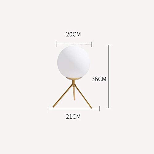 Lampe de bureau personnalite creative moderne chic en verre