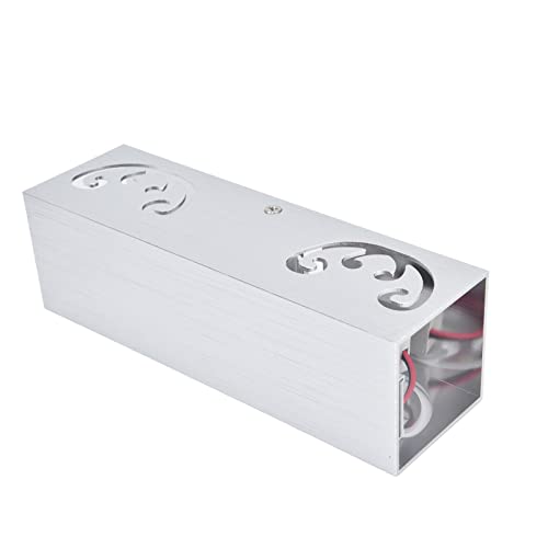 Plafonnier LED aluminium double extrémité rouge luminaire salon couloir 500lm