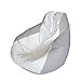 E-SeaRider Teardrop Marine Beanbag, White/Grey, Medium